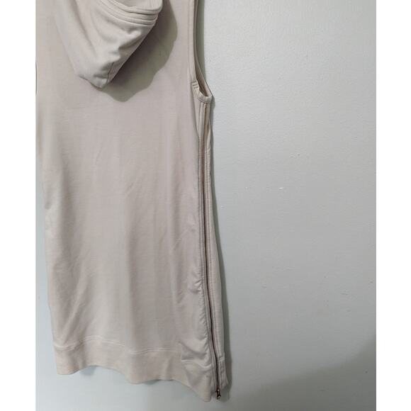 Sundays Two Women's Ultra Soft V Neck Hoodie Dress w/ Side Zippers No size tags - Picture 4 of 5
